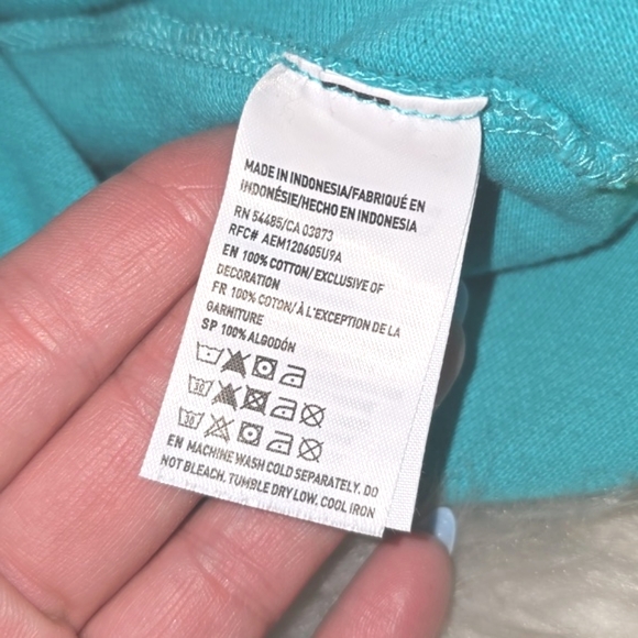 AEO American Eagle men's Aqua polo shirt XL - Picture 5 of 6